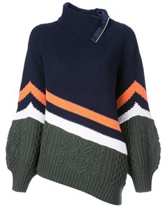 Sacai трикотажный пуловер Sacai