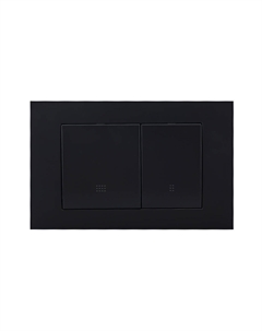 Клавиша смыва Porto 24 см PR412B черная Olive's