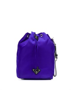 Prada сумка ведро с металлическим логотипом один размер фиолетовый Prada