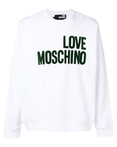 Love moschino фактурная толстовка с логотипом Love moschino