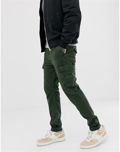 Зеленые брюки карго Surplus Superdry
