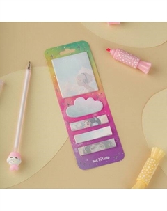 Флажки-закладки и самоклеящиеся блоки Kawaii dreams, 20л Meshu