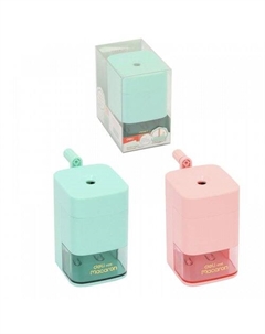 Точилка для карандашей механическая ER10604 Macaron, 1 отверстие, в ассортименте Deli