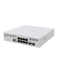 Коммутатор Cloud Router Switch CRS310-8G+2S+IN, управляемый, кол-во портов: 8x2.5 Гбит/с, кол-во SFP/uplink: SFP+ 2x10 Гбит/с, установка в стойку (CRS310-8G+2S+IN) Mikrotik