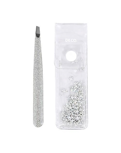 Пинцет для бровей в чехле Deco