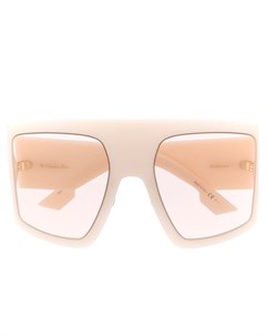 Dior eyewear солнцезащитные очки в массивной оправе с затемненными линзами 60 нейтральные цвета Dior eyewear