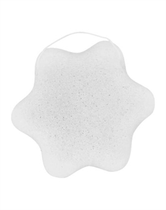 Спонж из конняку CLEAN звезда (белый) Deco