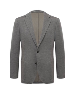 Пиджак из шерсти и хлопка Corneliani