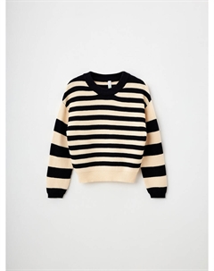Вязаный джемпер в полоску для девочек Sela