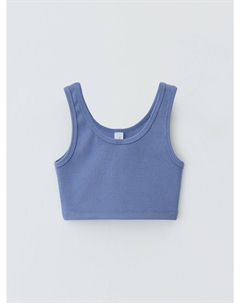 Укороченный топ в рубчик для девочек Sela