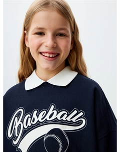 Свитшот с воротником для девочек Sela