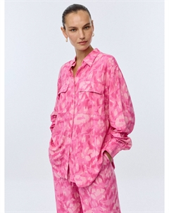 Рубашка из вискозы с принтом Sela