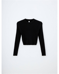 Вязаный джемпер в рубчик для девочек Sela