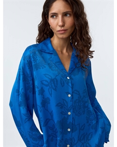 Сатиновая рубашка с принтом Sela