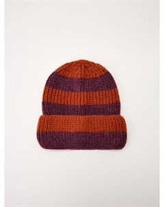 Вязаная шапка в полоску детская Sela