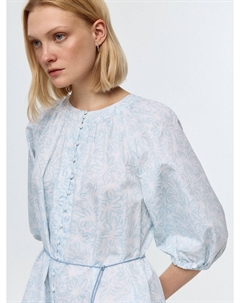 Платье мини с поясом на талии Sela