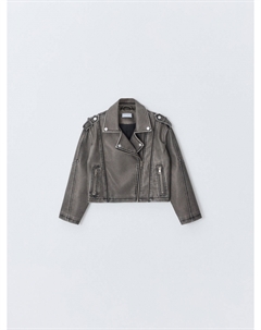 Короткая куртка-косуха для девочек Sela