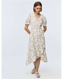 Платье миди с принтом Sela