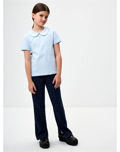 Брюки клеш в клетку для девочек Sela