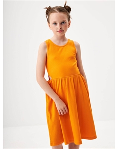 Трикотажное платье с вырезами для девочек Sela