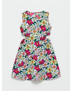 Хлопковое платье с принтом для девочек Sela