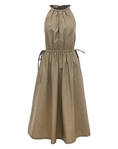 Хлопковое платье Brunello cucinelli