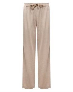 Брюки из хлопка и шелка Brunello cucinelli