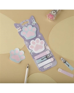 Флажки-закладки и самоклеящиеся блоки Paws, 20 л Meshu