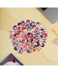 Наклейки ПВХ Neko, 50 шт Meshu