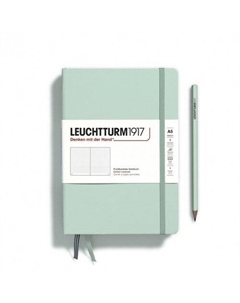 Блокнот Leuchtturm1917 Medium, 125 листов, в точку, твердая обложка, мятный