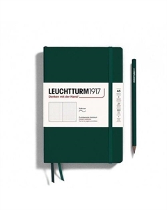 Блокнот Leuchtturm1917 Medium, 61 лист, в точку, мягкая обложка, зеленый лес