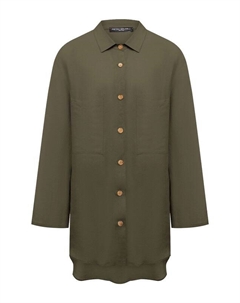 Рубашка из вискозы и льна Pietro brunelli