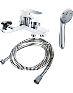 Смеситель для ванны с душем Glory 69122 белый, хром Kaiser