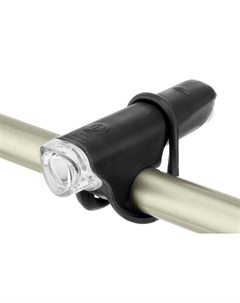 Фонарь велосипедный JY-267-G, передний, на руль, 1 суперяркий светодиод, пластик, чёрный, 560102 Jing yi