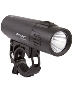 Фара велосипедная, 1 диод Nichia 80lm, 2 режима, на руль 22.4-31.8 мм, батареи ААА, BL193W-01 Smart