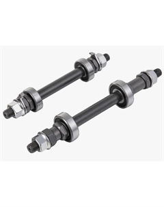 Ось, передняя, 140 мм, под гайки, с промподшипниками, SF-AX04 Tbs