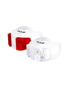 Комплект освещения TWINS, 2 диода, 2 режима,батарейки в комплекте,белый, Lighting set KLS TWINS, white Kellys