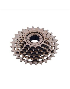 Трещотка 6 скоростей 14-28T недискретная хромированная, в торговый упаковке, FW-6 Tbs