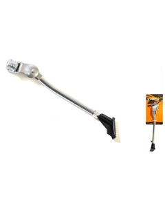 Подножка велосипедная, 20-28", алюминий, крепление центральное, регулируемая, серебристый, KS-TX-06A-0-SL Trix