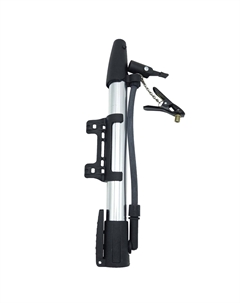 Насос велосипедный, 100PSI/7 bar, пластиковый, с ножным упором, 5-470380 M-wave