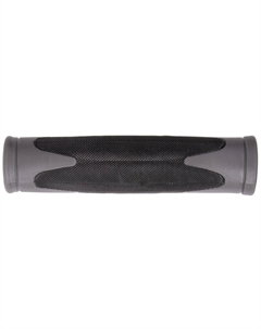 Грипсы велосипедные Cloud Base 1, 130 мм, 2-х компонентая резина, черно-серый, 5-410203 M-wave