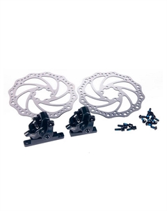 Тормоз HB-105, дисковый гидравлический с механическим приводом, flat mount, комплект, ротор 160 мм, HB-105-160 Zoom®