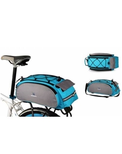 Сумка на багажник, крепление двумя липучками, уплотнение из пенки, 13 л, 14541 Tbs