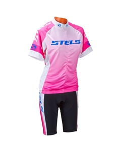 Велошорты STCB019, женские, облегающие, чёрные, 900004 Stels