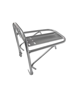 Багажник велосипедный HS-028, передний, алюминий, 24-29", серебристый, HS-028 Forward