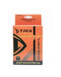 Камера велосипедная, 8x1/2x2 мм, бутиловая, 5904 Trix