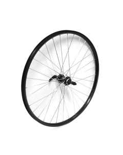 Колесо 24" заднее, в сборе, двойной обод, чёрный (DA-17), под трещ (Снall, Nav.400-470), 630107 Stels