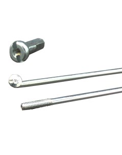 Спицы велосипедные, 14GX252 мм, с ниппелем NIPPLE L:1/2, C/14GX252 Tbs