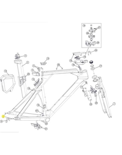Комплект болтов оси заднего колеса TM01 #1, 300837 Bmc