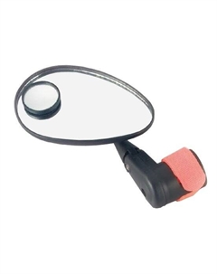 Зеркало велосипедное DX-222SVD, прямое+обзорное D:32мм, DX-222SVD Tbs